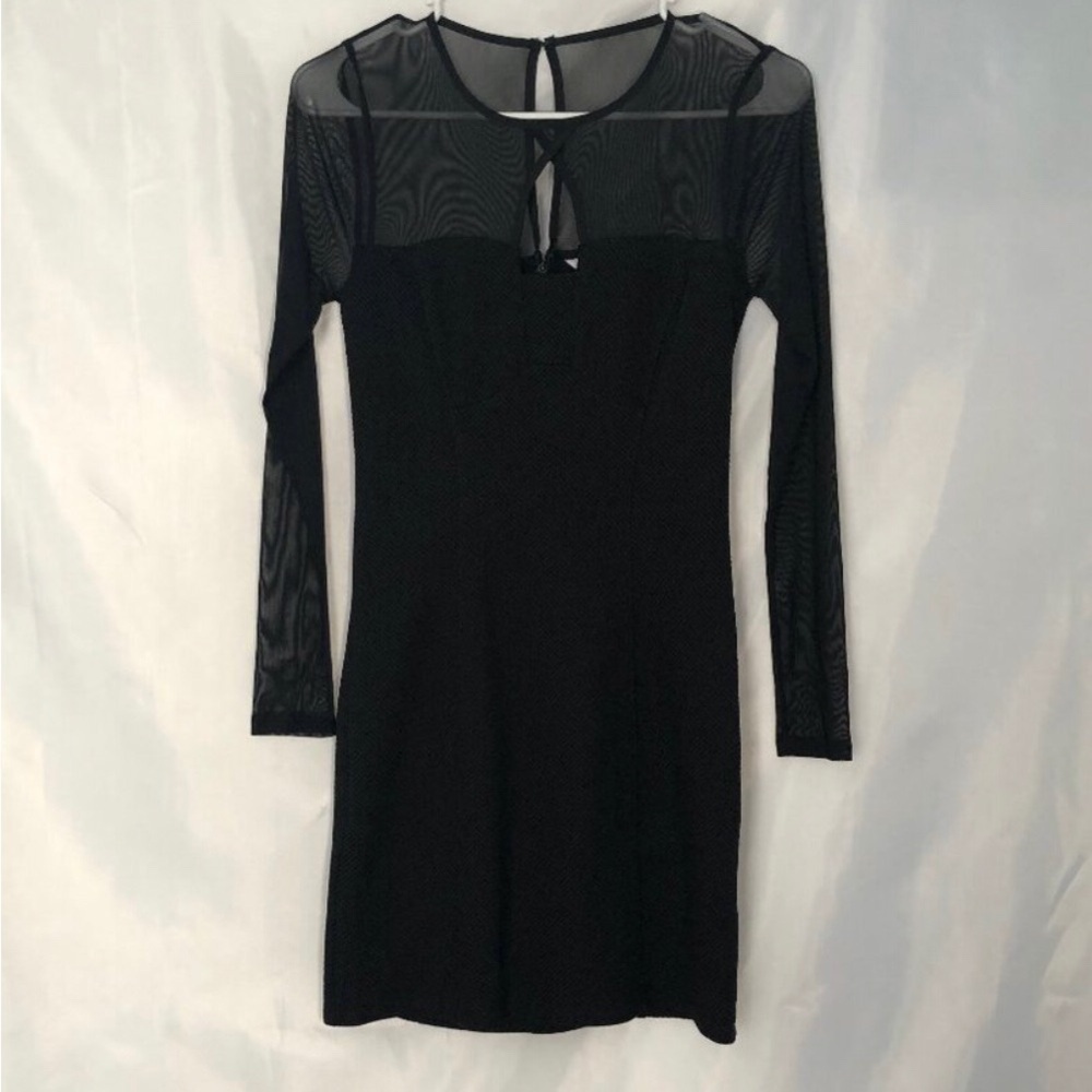 BCBGeneration Black Body-Con Mini Dress Size XXS